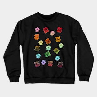 bears and flowers Crewneck Sweatshirt